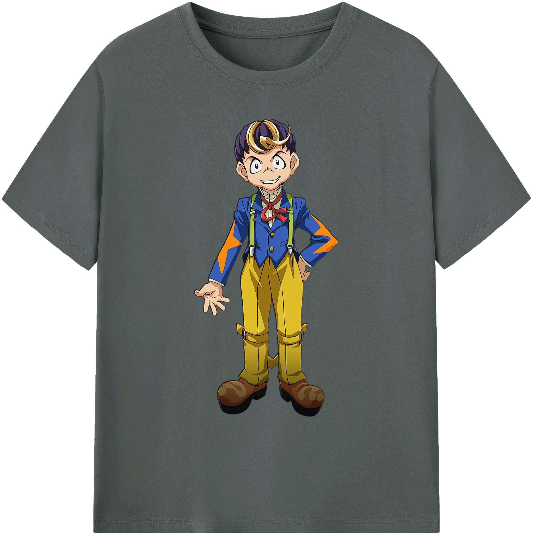 （画像用） 遊☆戯☆王 Yu-Gi-Oh! 綿100％ メンズ半袖Tシャツ｜肌触りやわらか＆通気性